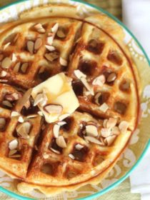 Almond Buttermilk Waffles