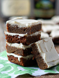 Baileys and Coffee Blondies | kitchentreaty.com