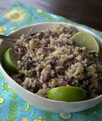 Budget-friendly black beans and quinoa | Kitchen Treaty