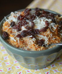 Carrot cake steel-cut oatmeal | Kitchen Treaty