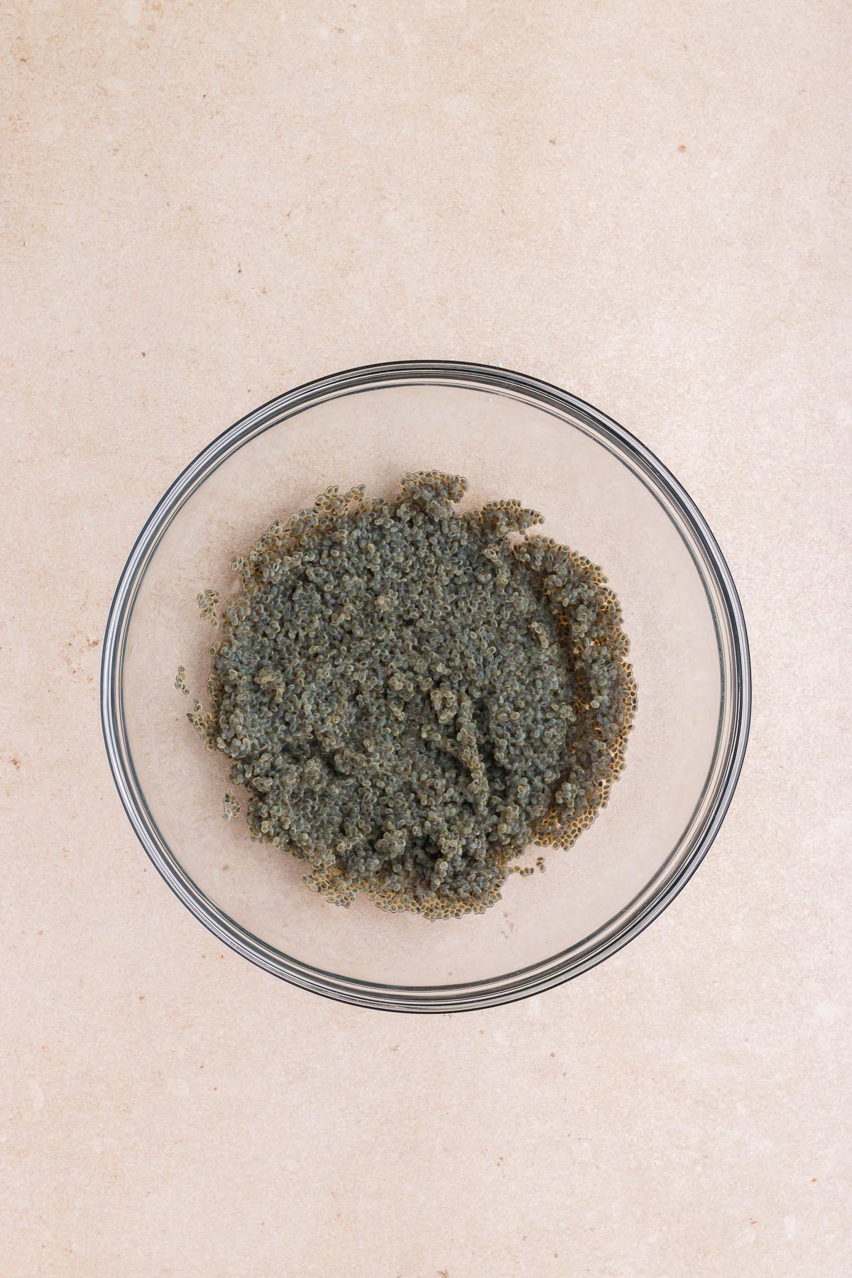 Step 4 for how to make Chai Latte Basil Seed Pudding