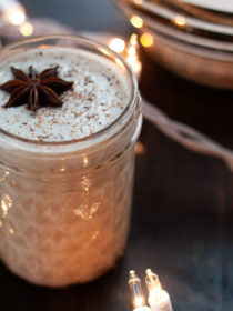 Chai-Spiced Vegan Eggnog recipe