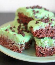 Chocolate mint brownies | Kitchen Treaty