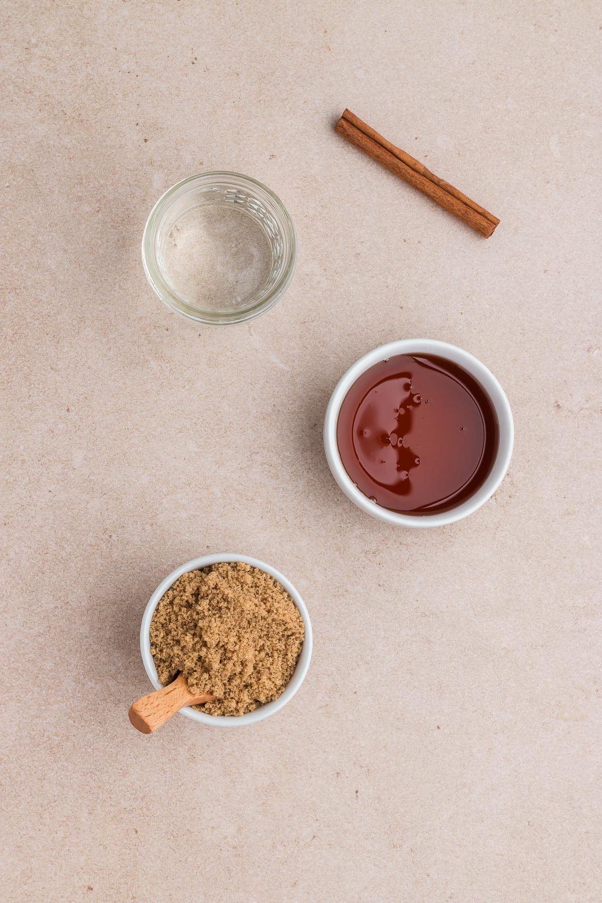 ingredients for Cinnamon Dolce Coffee Syrup