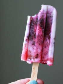 Coconut Berry Firecracker Ice Pops