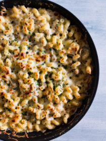 Creamy Artichoke Baked Pasta recipe