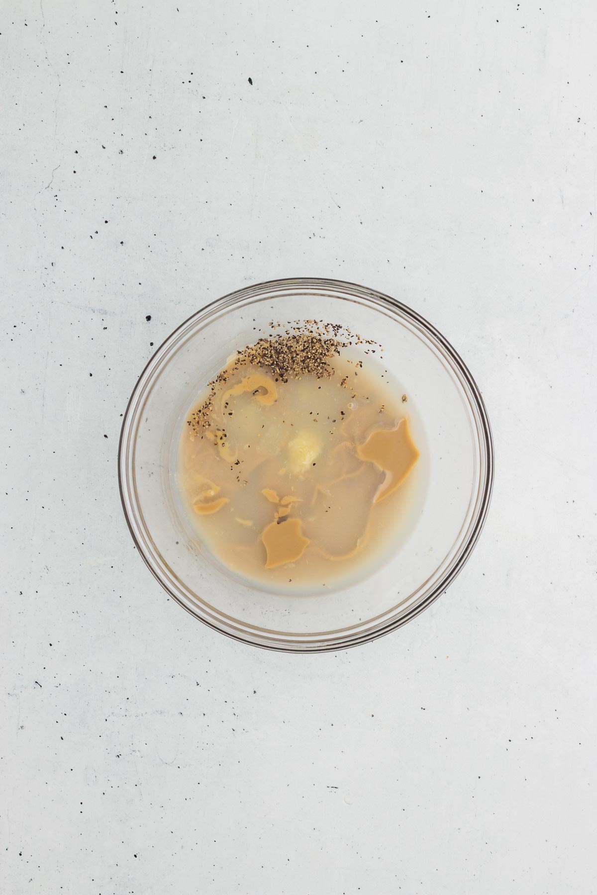 Ingredients for tahini dressing