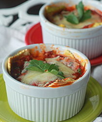 Easy individual ravioli lasagnas | Kitchen Treaty
