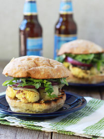 Grilled Cauliflower "Steak" Burgers
