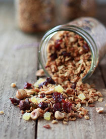 Hazelnut, Cherry, and Pistachio Granola | Kitchen Treaty