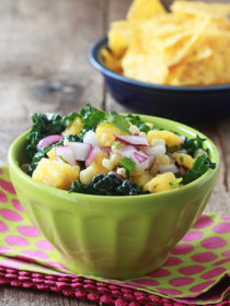 Pineapple, Corn, & Kale Salsa