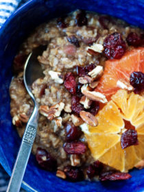 Orange Cranberry Steel-Cut Oatmeal recipe