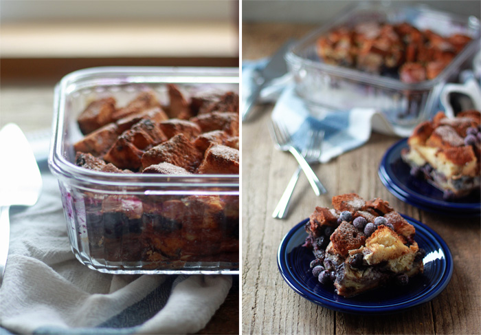 Cinnamon Blueberry Overnight French Toast