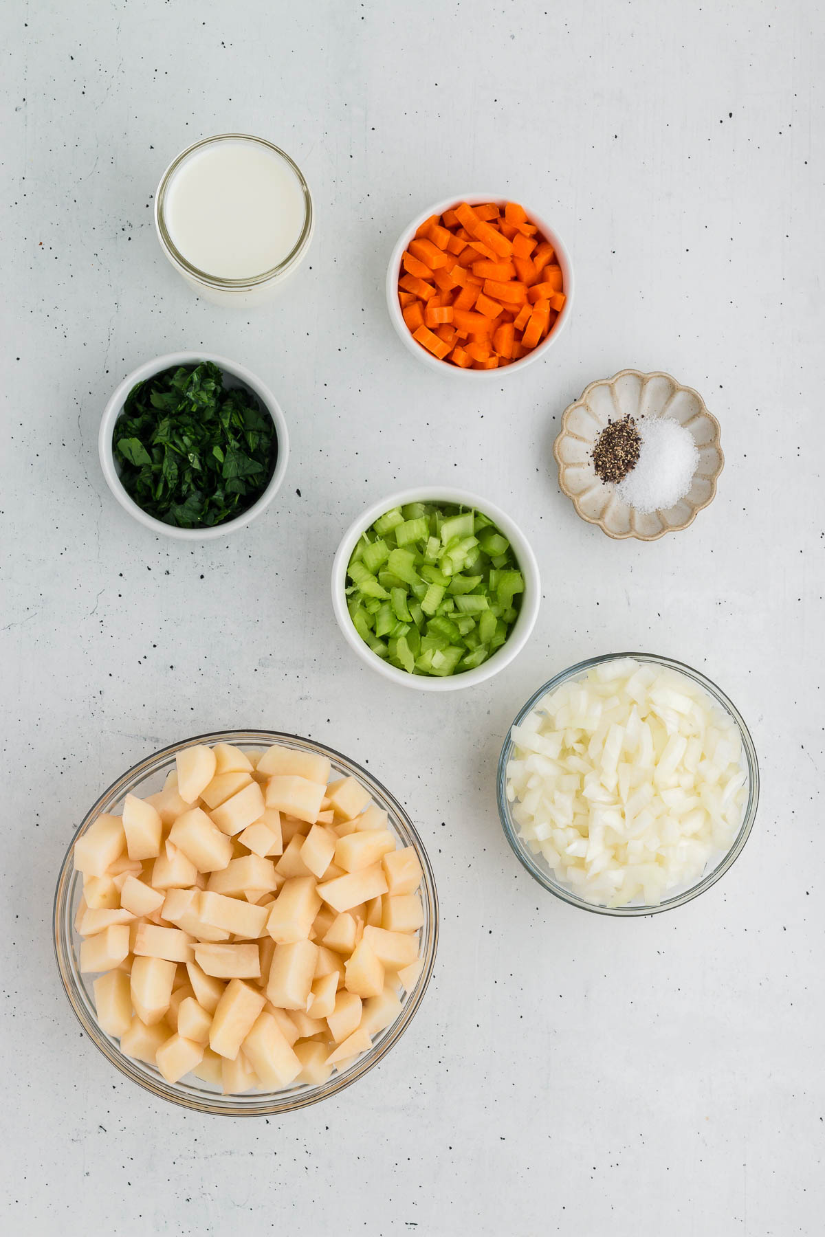 Potato soup ingredients