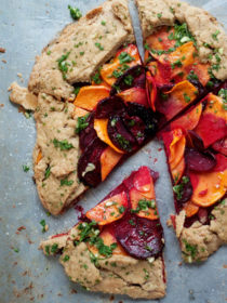 Rustic Sweet Potato & Beet Galette recipe