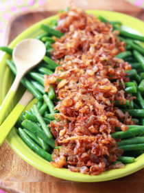 Sauteed Green Beans with Smoky Shallots