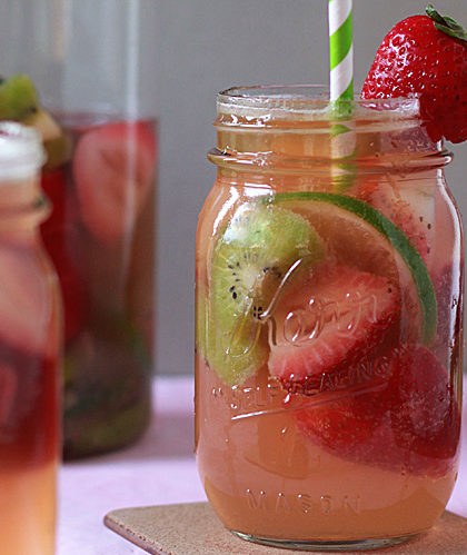 White Strawberry Kiwi Sangria