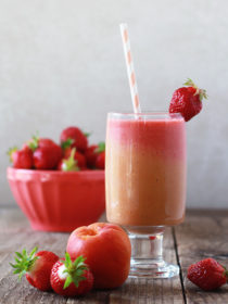 Strawberry Apricot Sunrise Smoothie