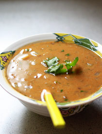 Thai Green Curry Lentil Soup | kitchentreaty.com