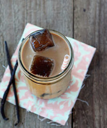 Maple vanilla iced coffee | Kitchen Treaty