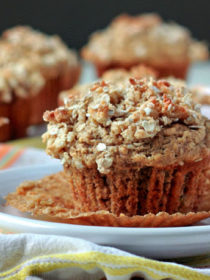 Vegan Tropical Muffins with Crunchy Coconut Streusel recipe